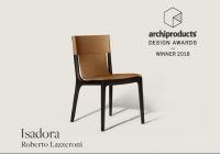 La sedia Isadora di Poltrona Frau vince l'Archiproducts Design Awards 2018