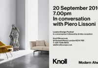 Knoll a Londra con Piero Lissoni per presentare Avio