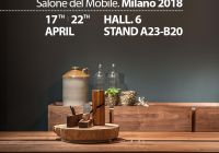 Riva1920 parteciperà al Salone Del Mobile di Milano 2018