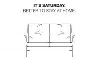 Flexform's forthcoming new social network campaign "Better stay home"