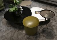 Tables basses et poufs A_Round de Vibieffe